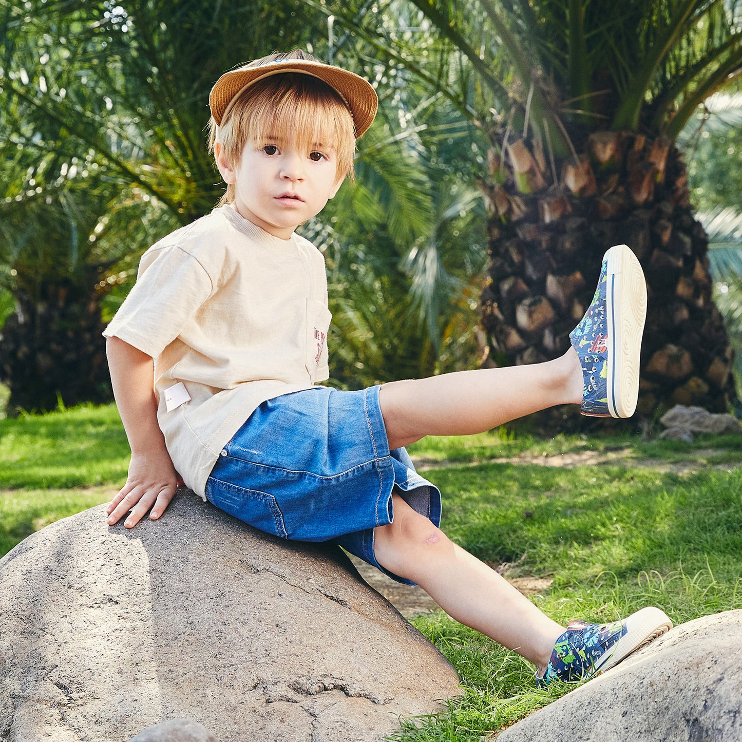 lightweight summer geometric dinosaur sandals for kids