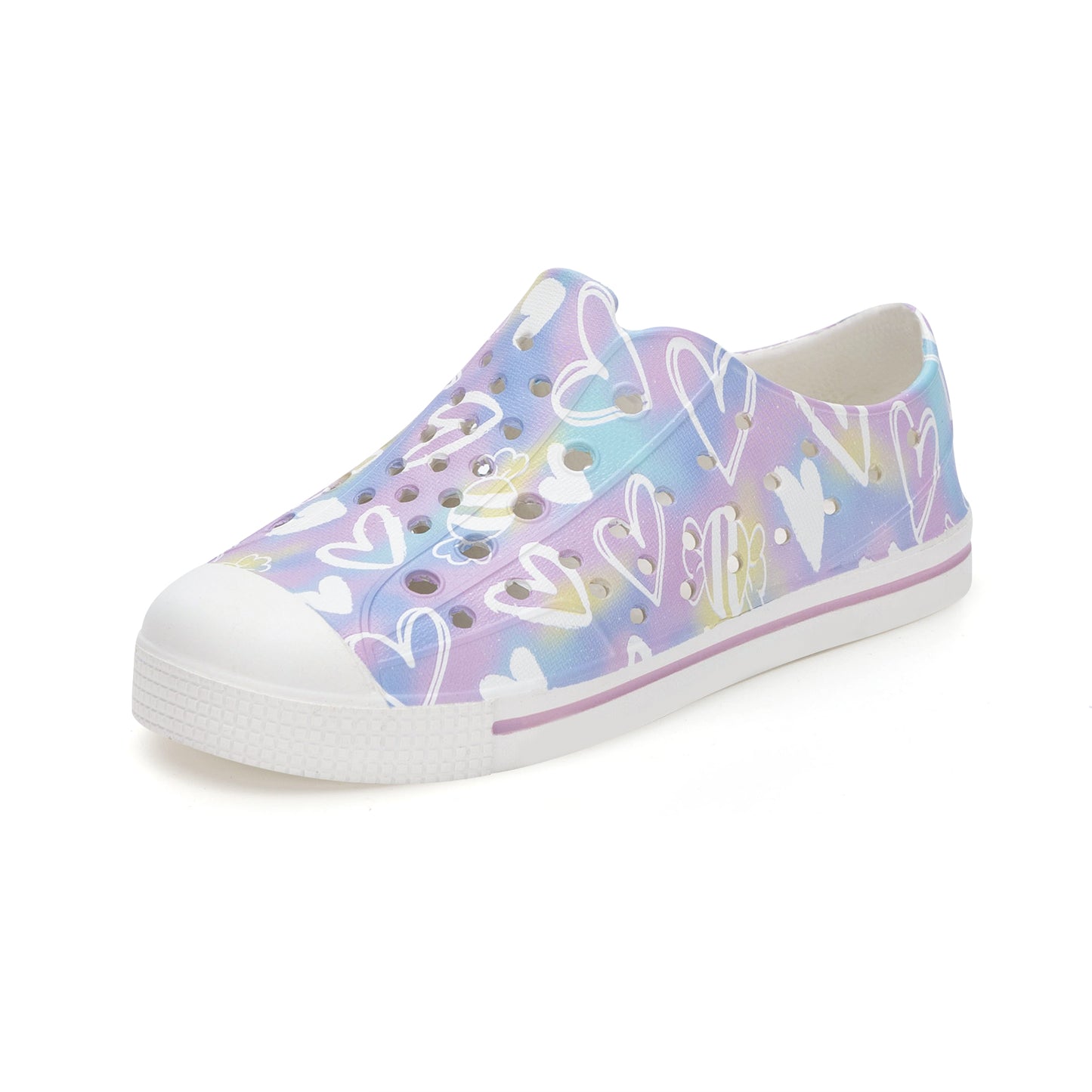 girls summer sandals | lightweight summer doodle hearts