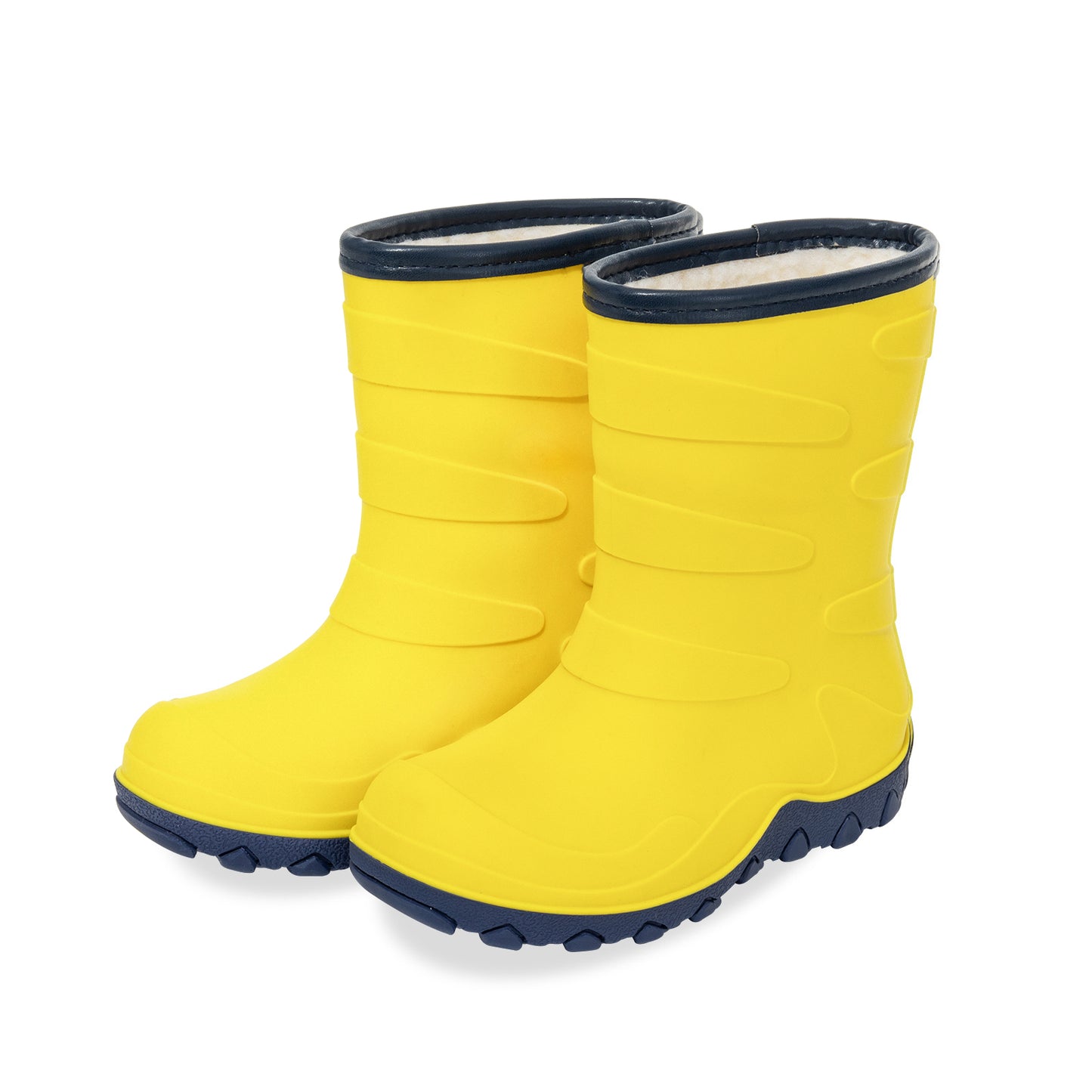 toddler kids bright yellow winter rain boots