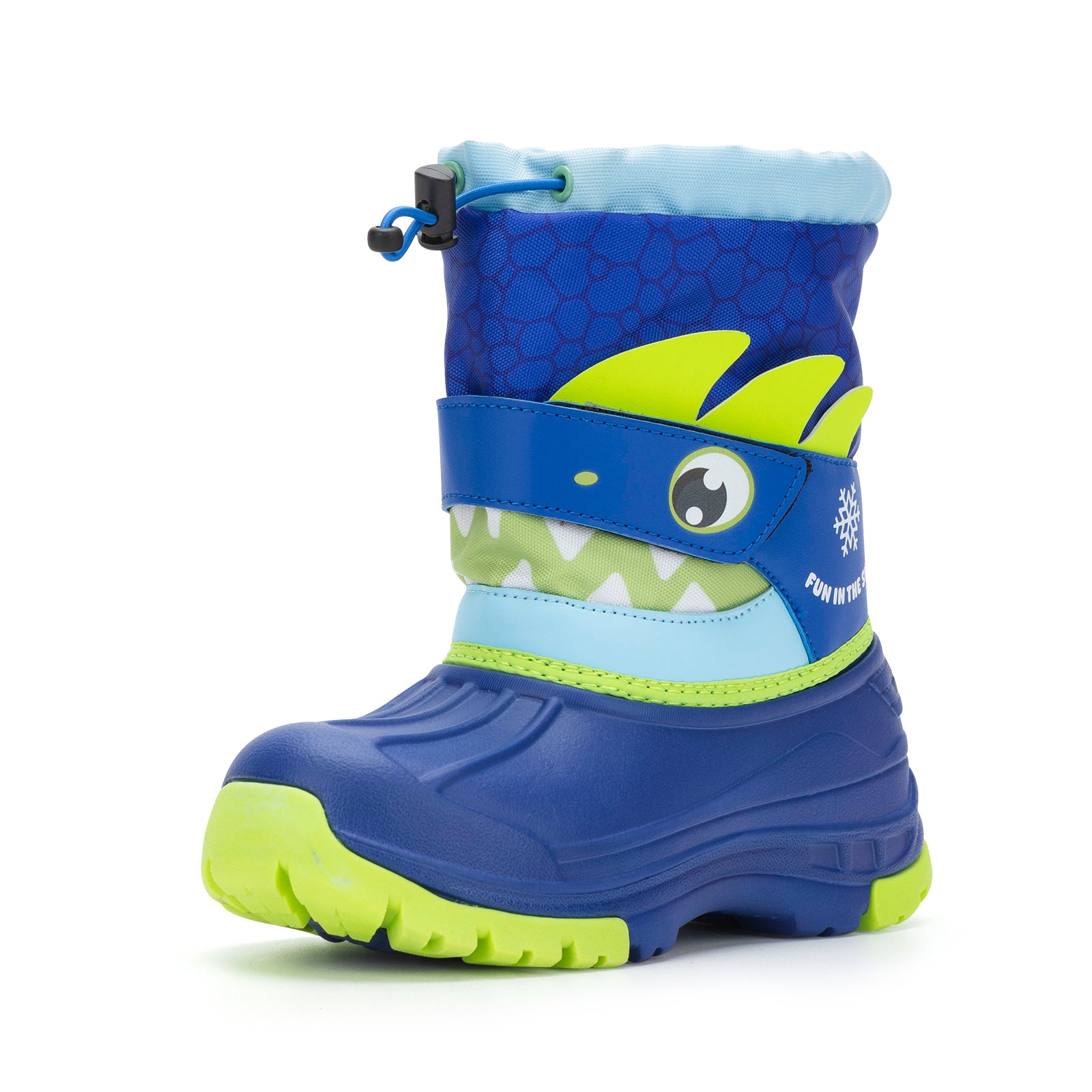 Toddler Boy Shark Winter Snow Boots - FUNCOO