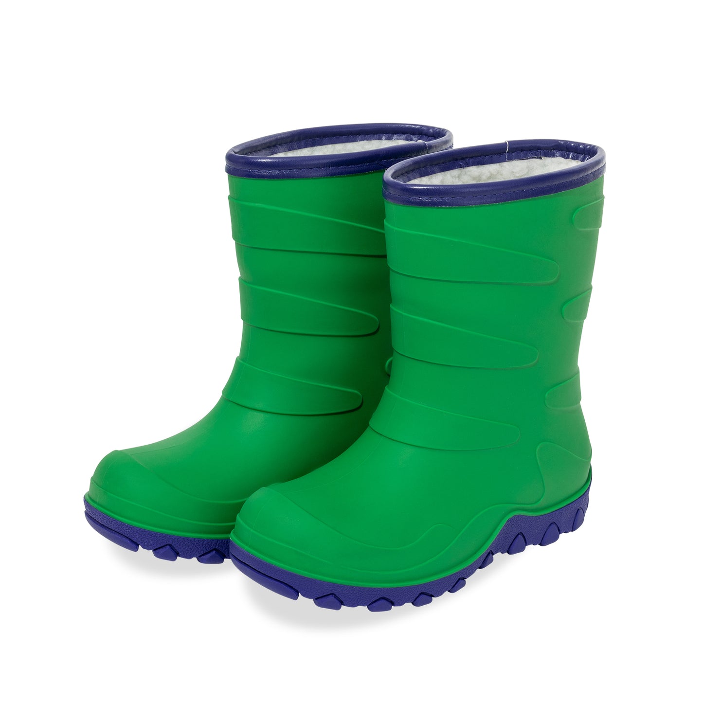 bright green winter rain boots