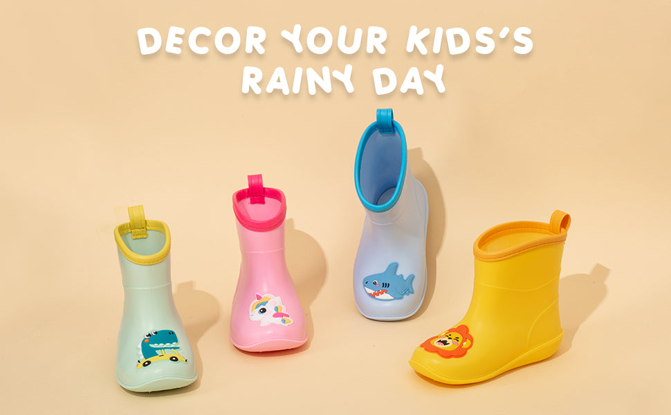 Kids-Toddler Kids Rain Boots