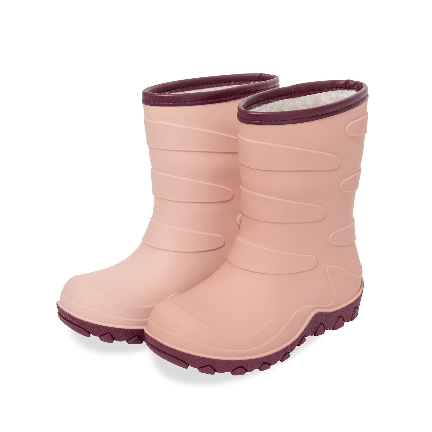 toddler kids bright flesh winter rain boots