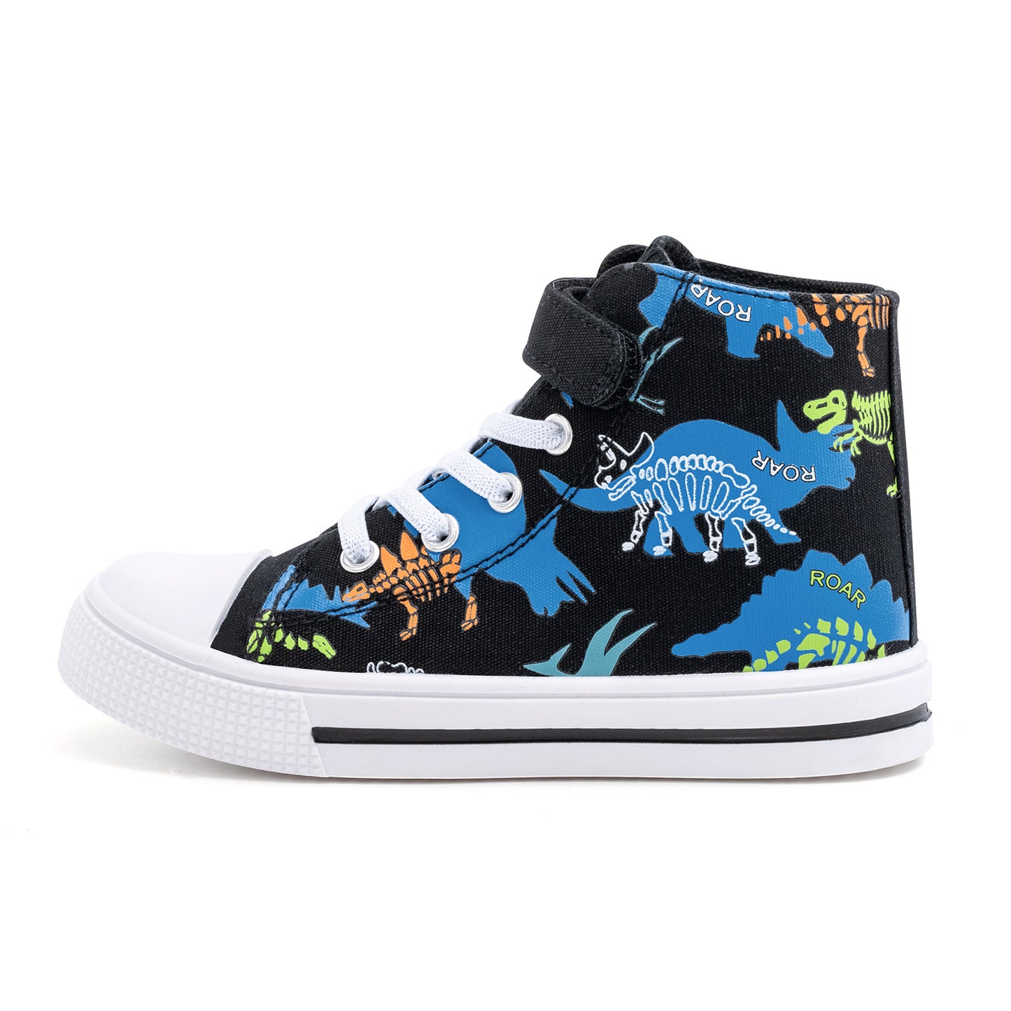 fower dinosaur high top sneakers