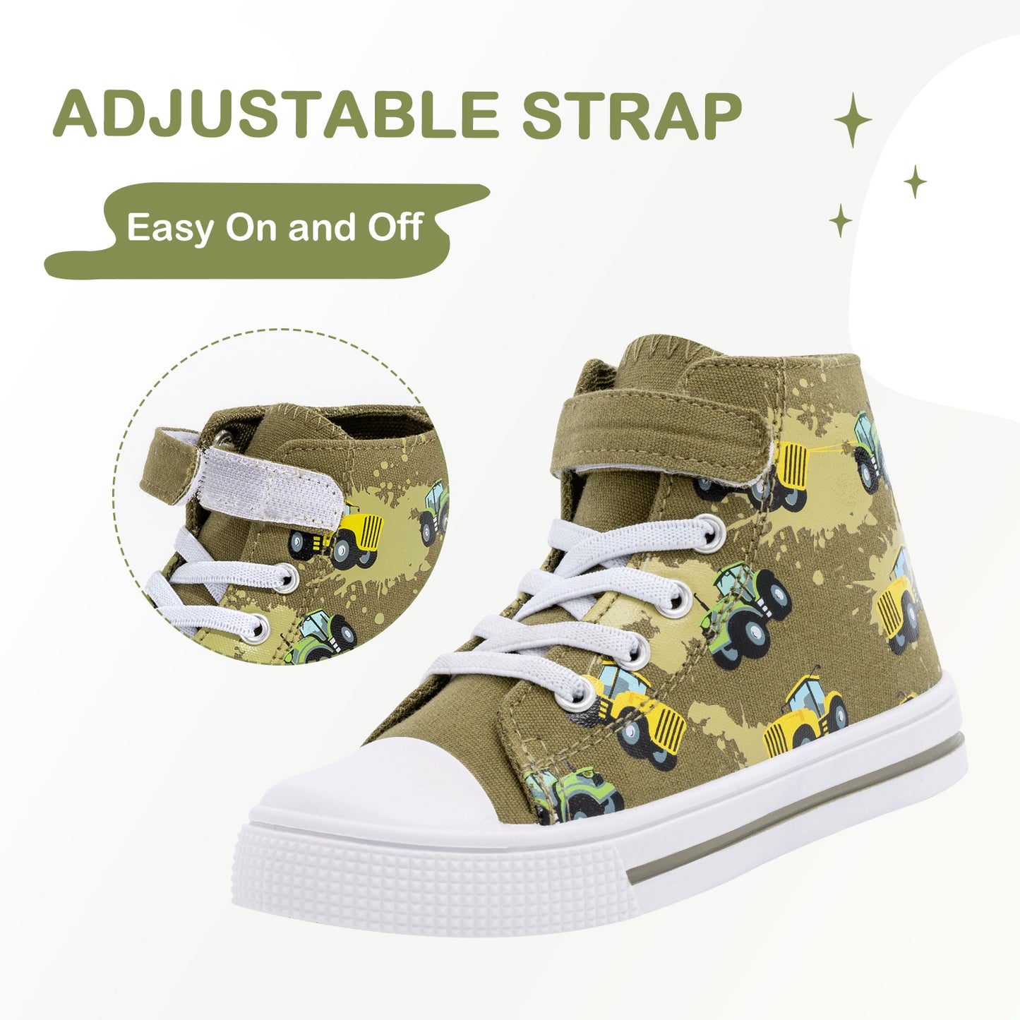 tractor high top sneakers
