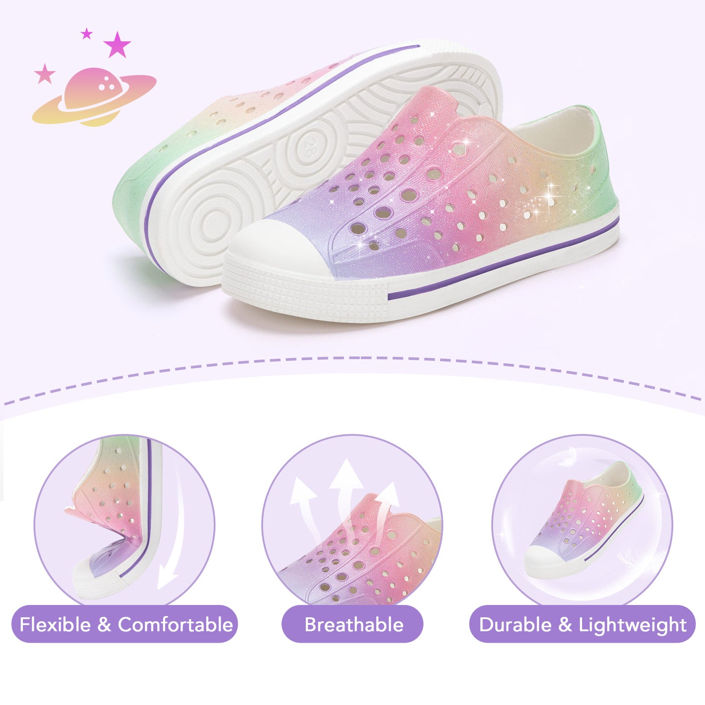 ddler water shoes summer lightweight gradient sandals