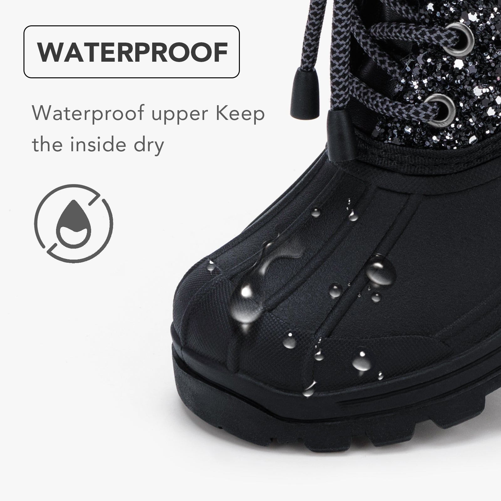 Toddler Boy Winter Snow Boots - FUNCOO