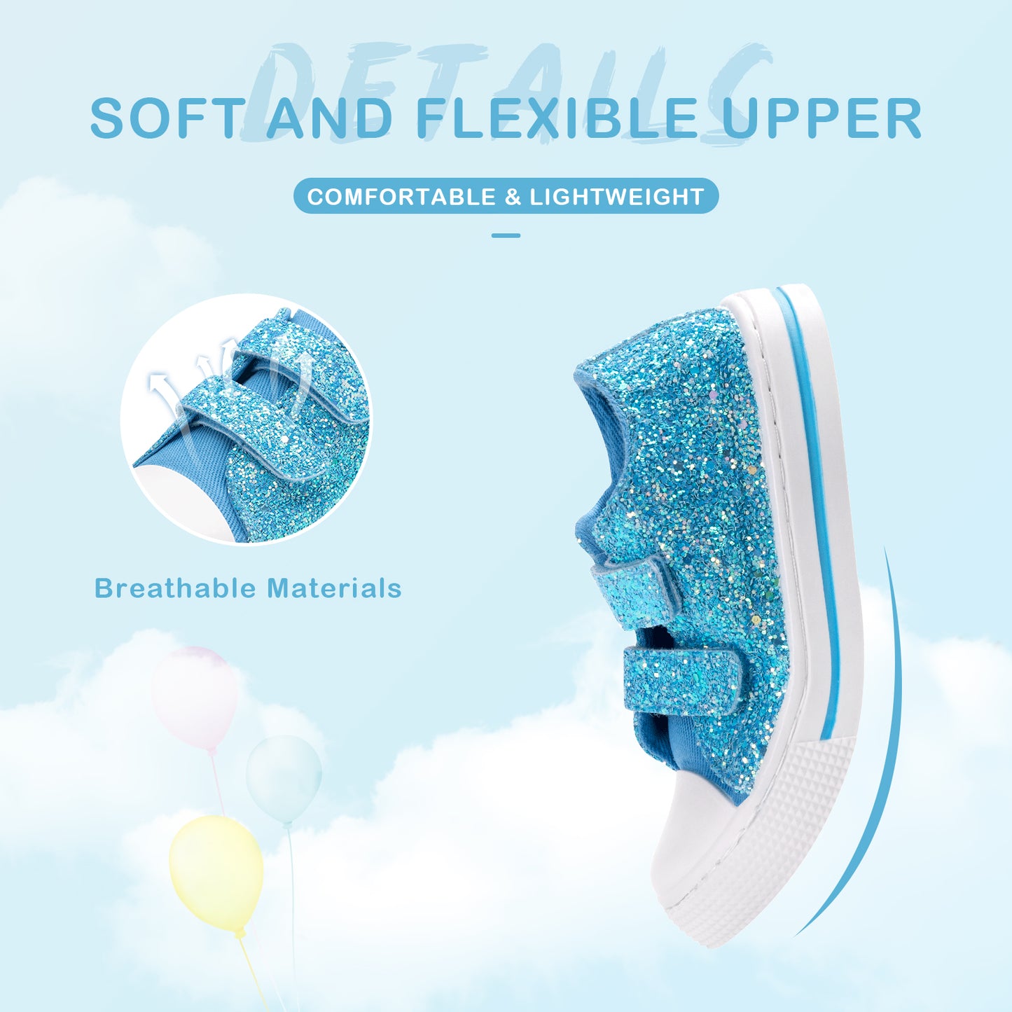 blue greet dual straps sneakers