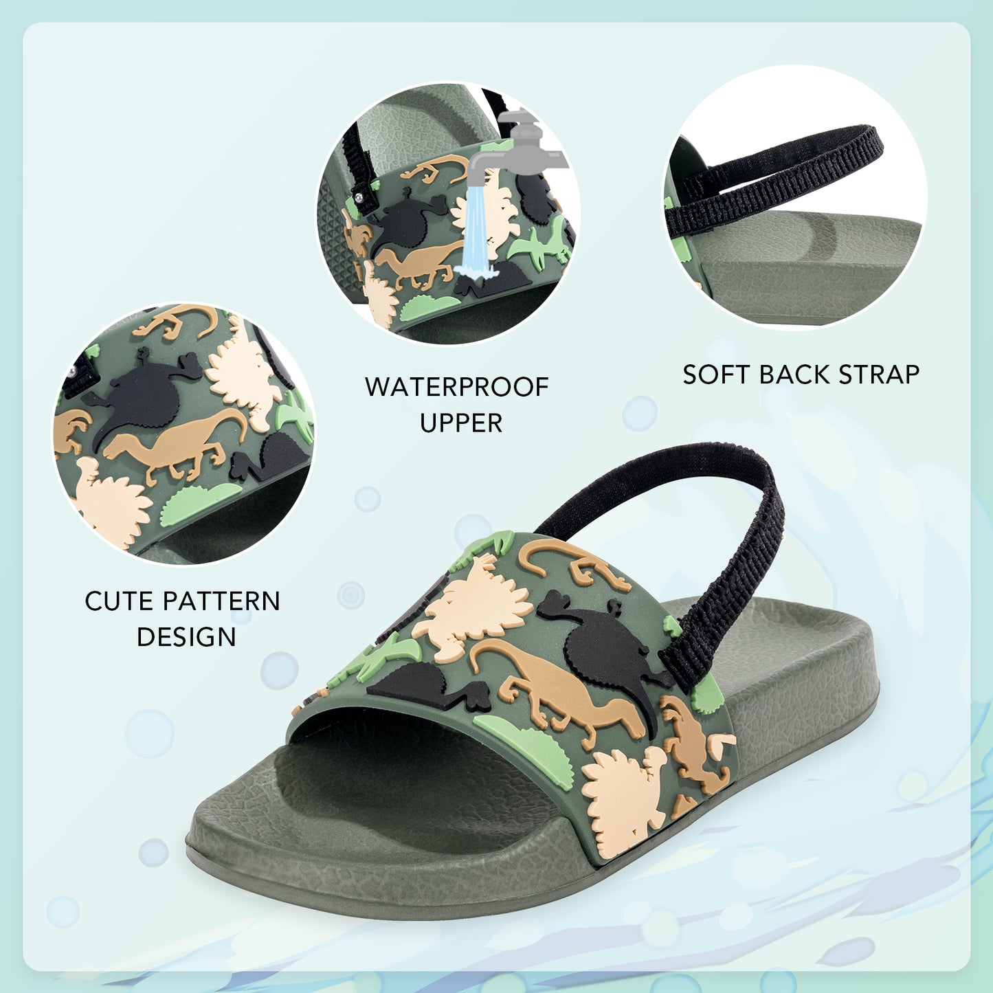 toddler slide sandals pink boys girls water shoes beach sandals