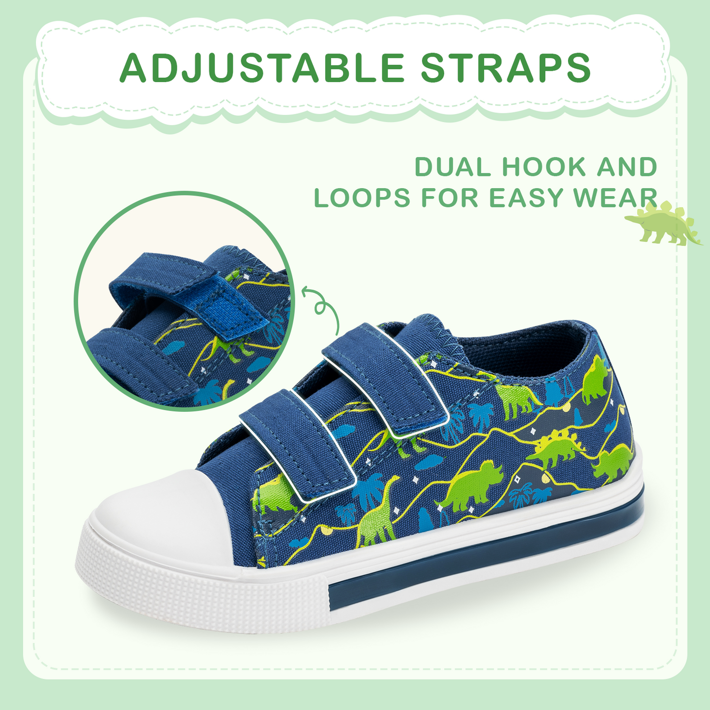 light up broadleaf dinosaur sneakers shoes with hook and loops