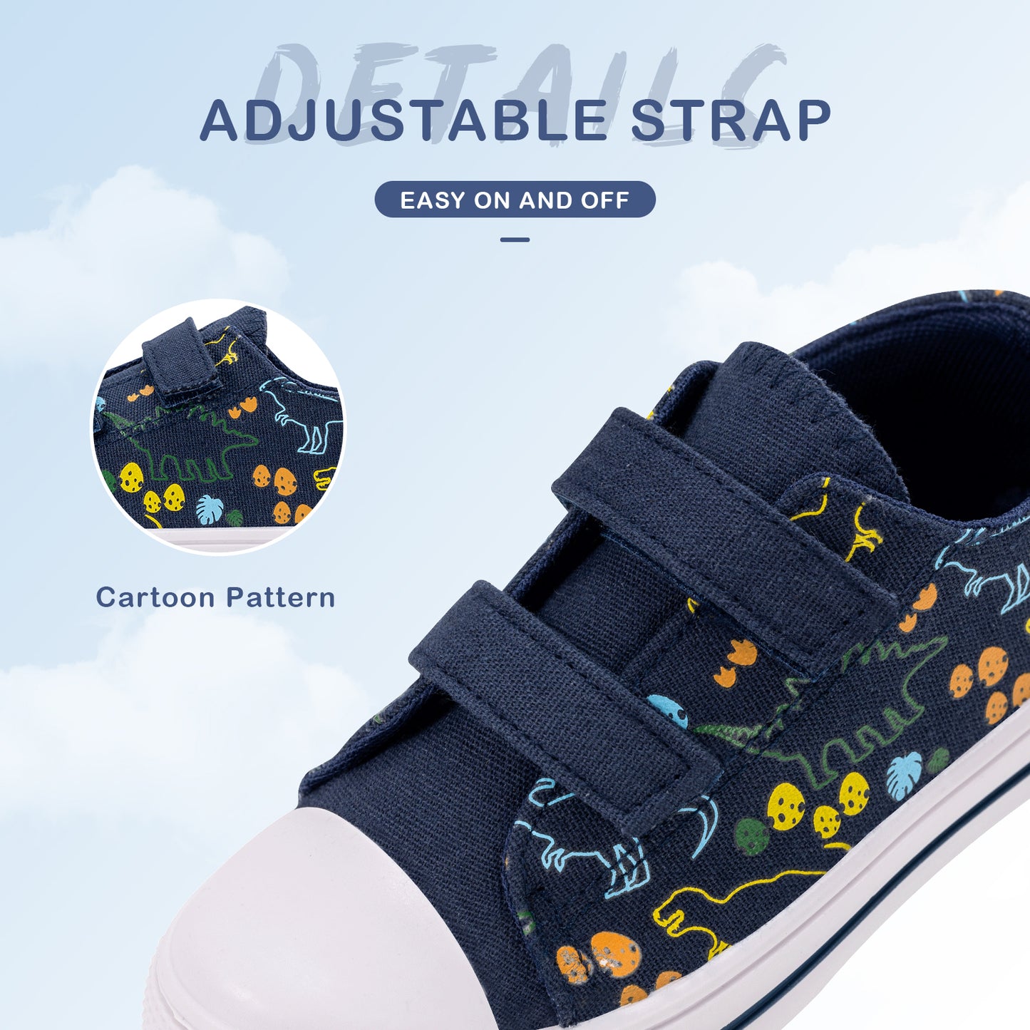 dinosaur dggs dual straps sneakers