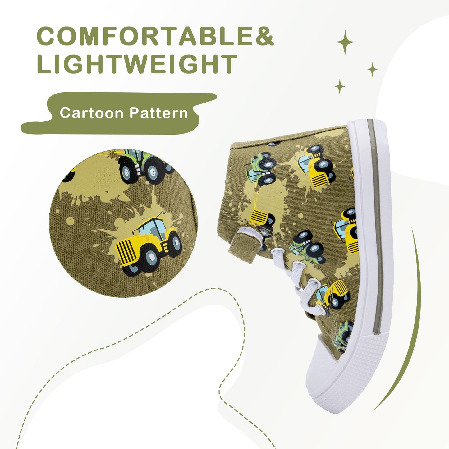 tractor high top sneakers
