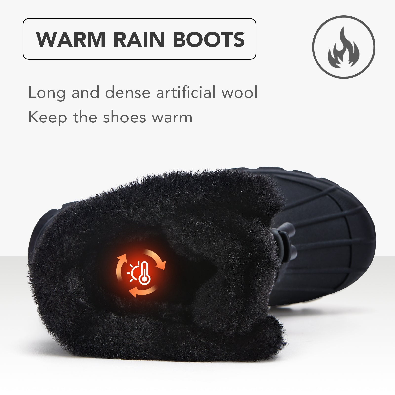 Toddler Boy Winter Snow Boots - FUNCOO