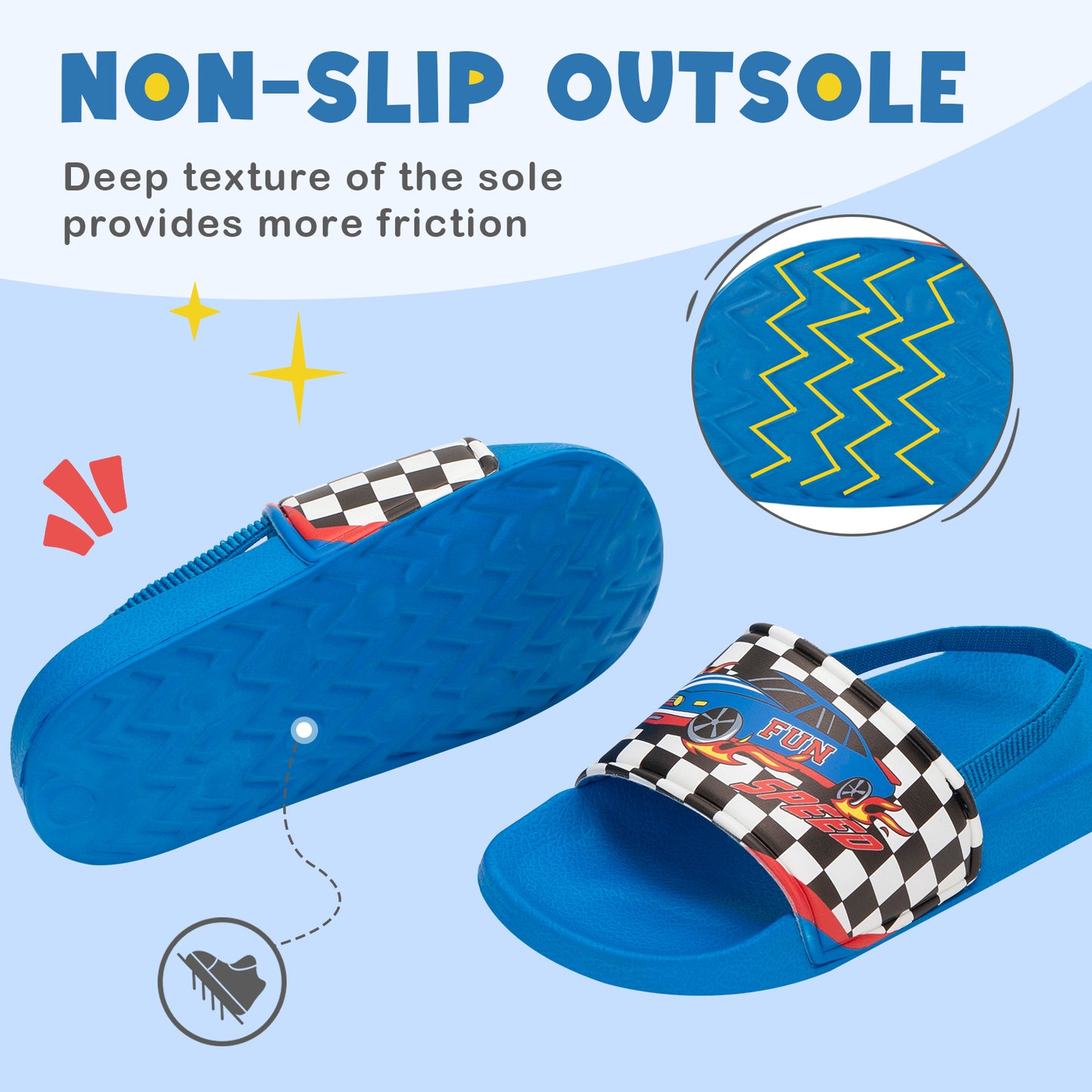 toddler racing slide sandals