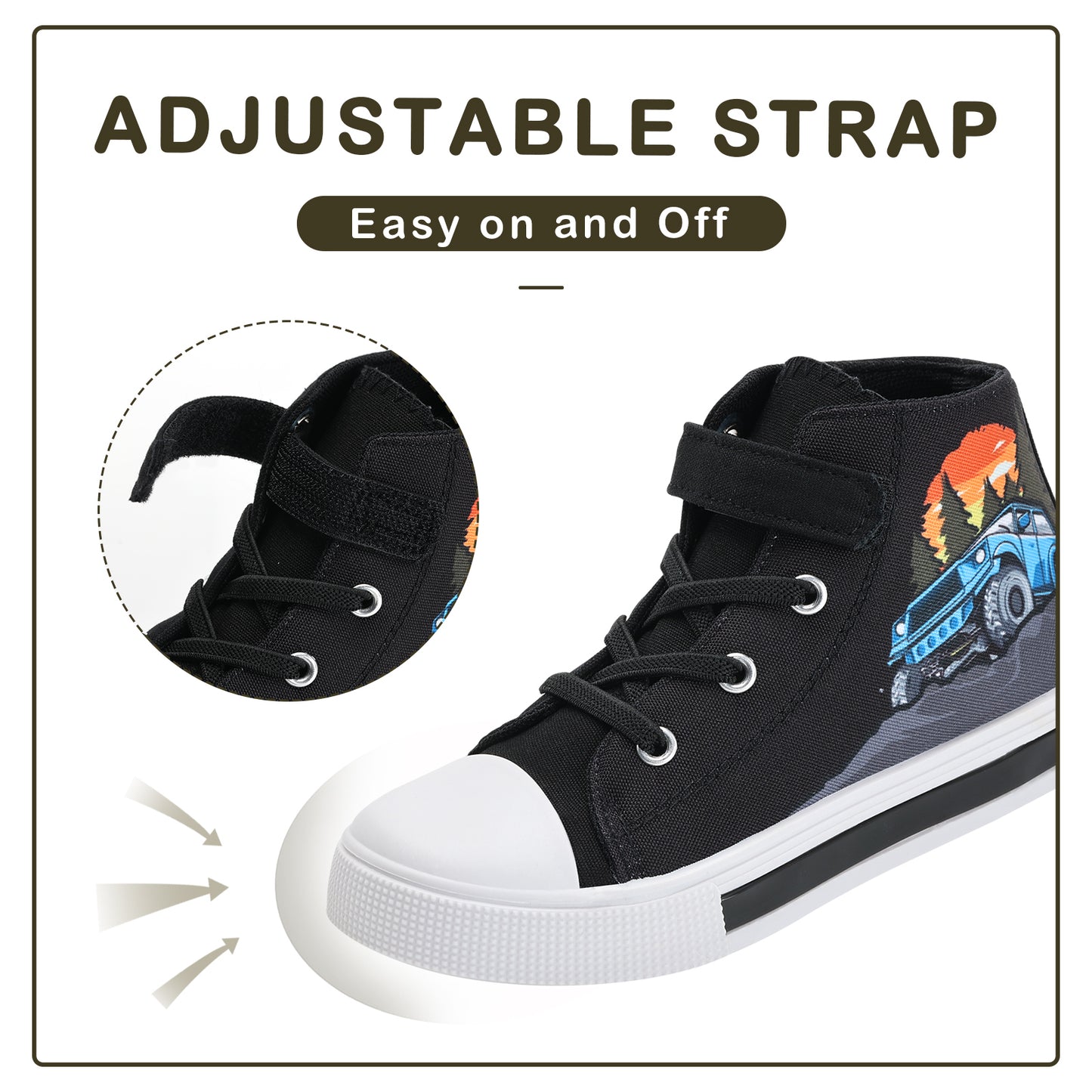 black jeep light up high top sneakers