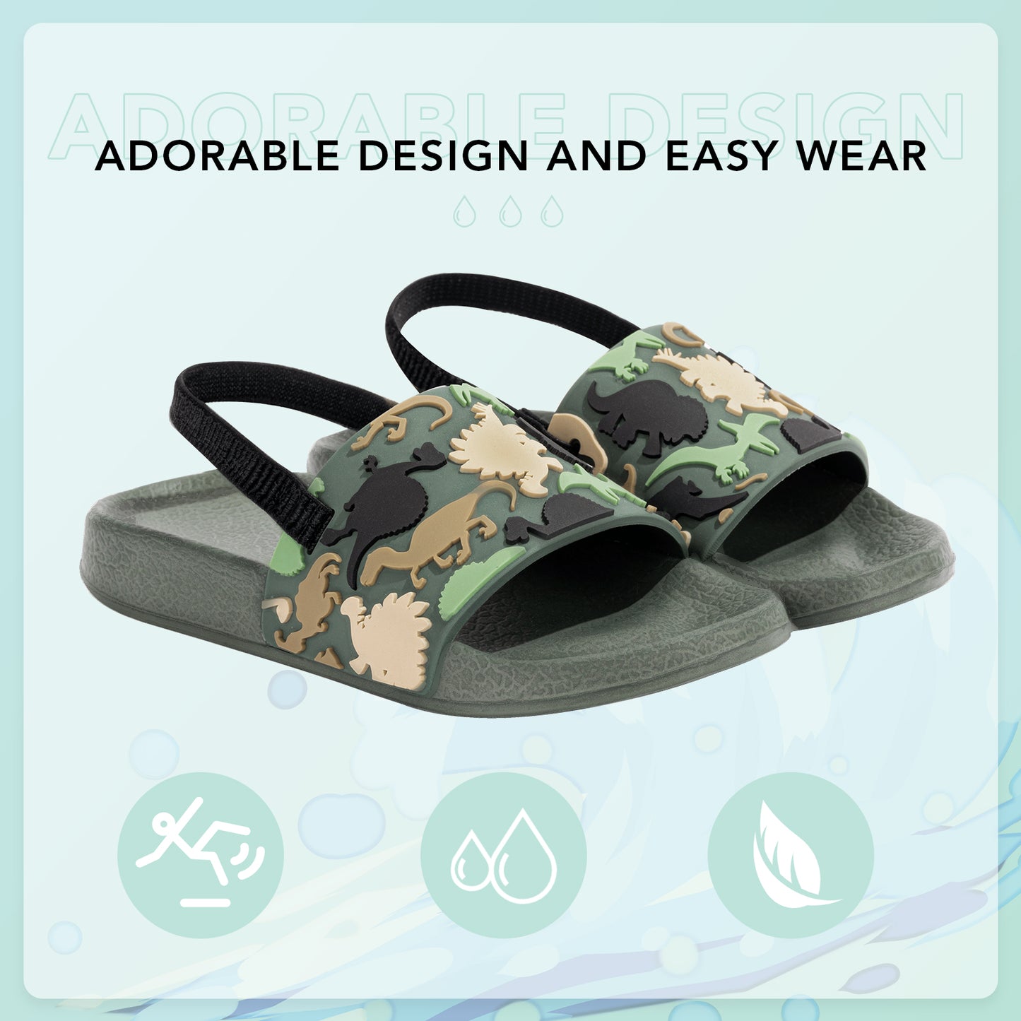 toddler slide sandals pink boys girls water shoes beach sandals