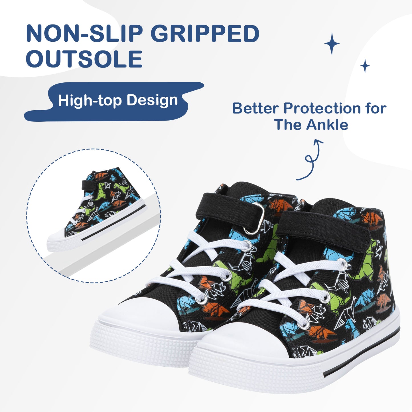interstellar tyrannosaurus top up sneakers