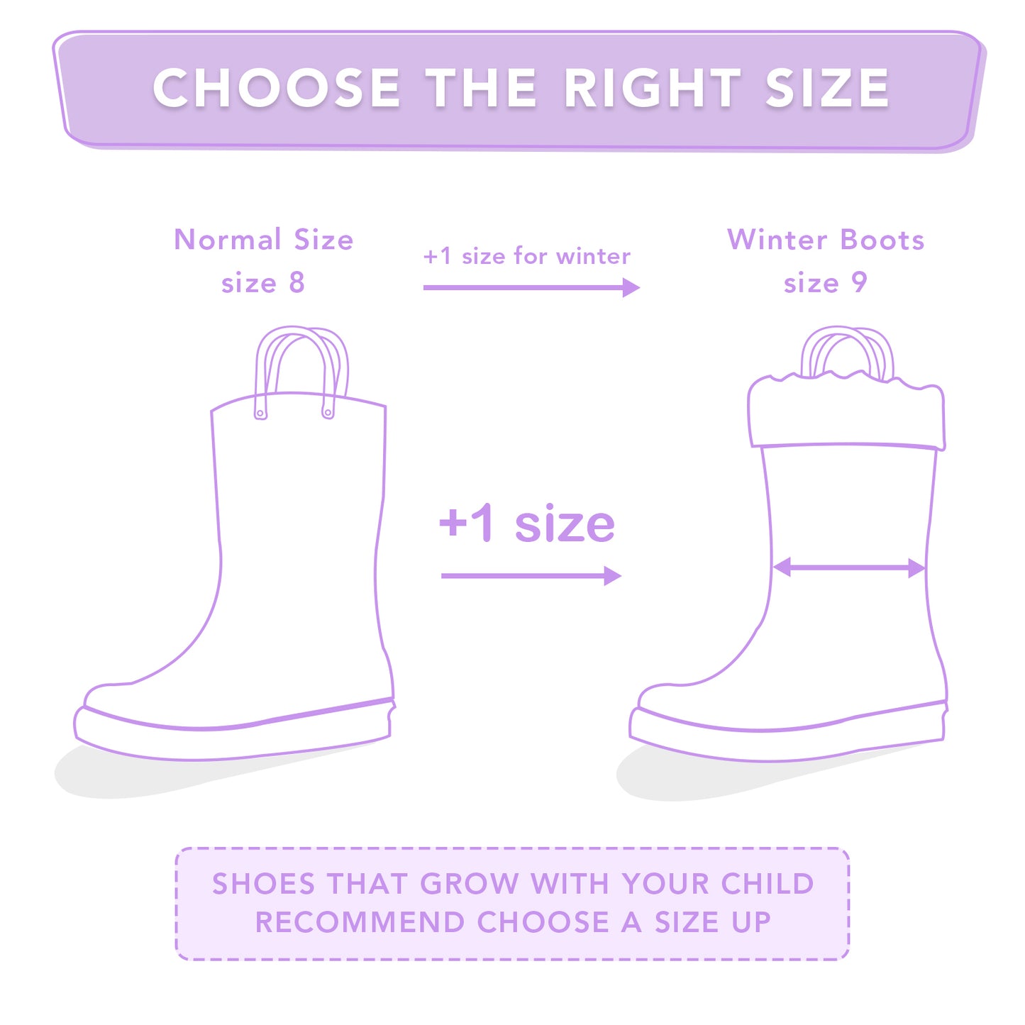 kid toddler warm rain boots purple unicorni