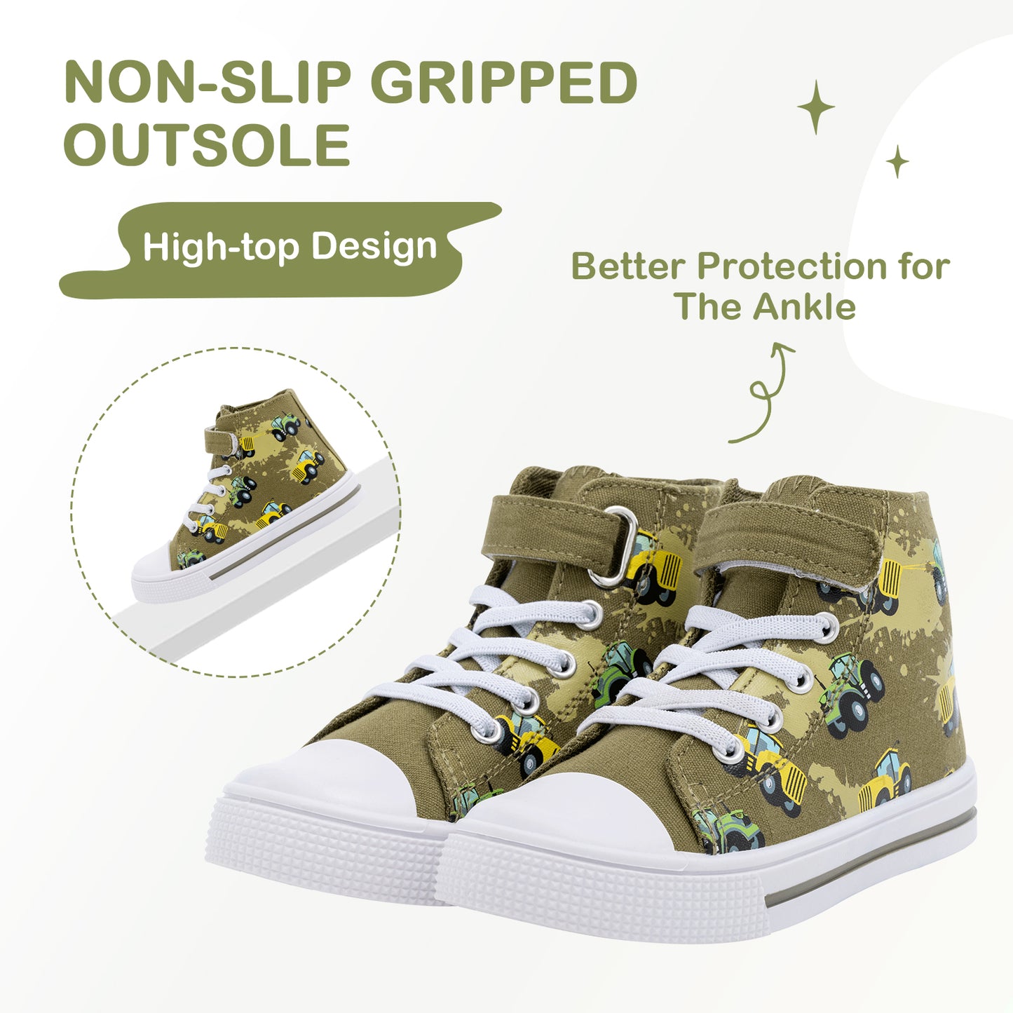 tractor high top sneakers