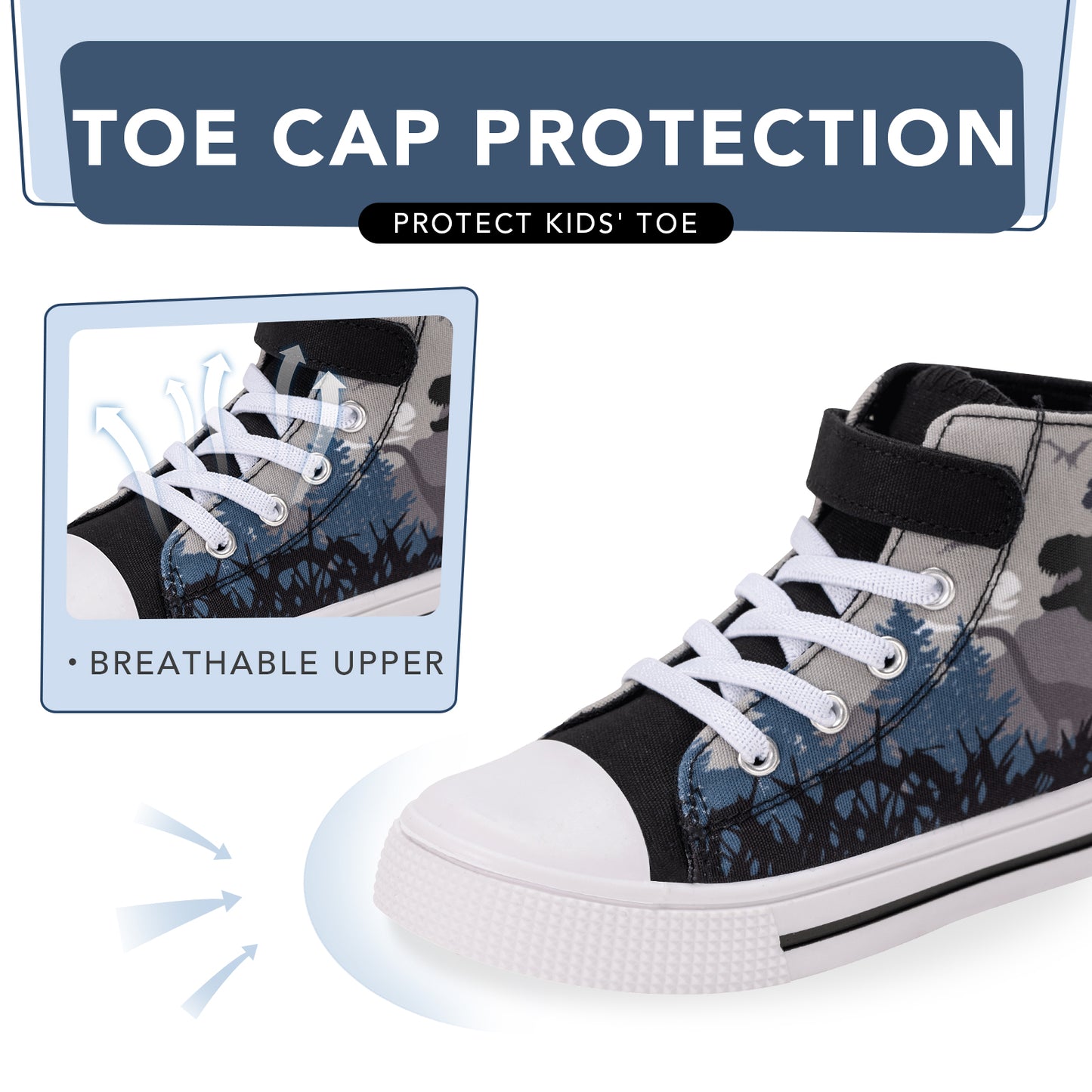 kids toddler jungle dinosaur eggs boys high top canvas