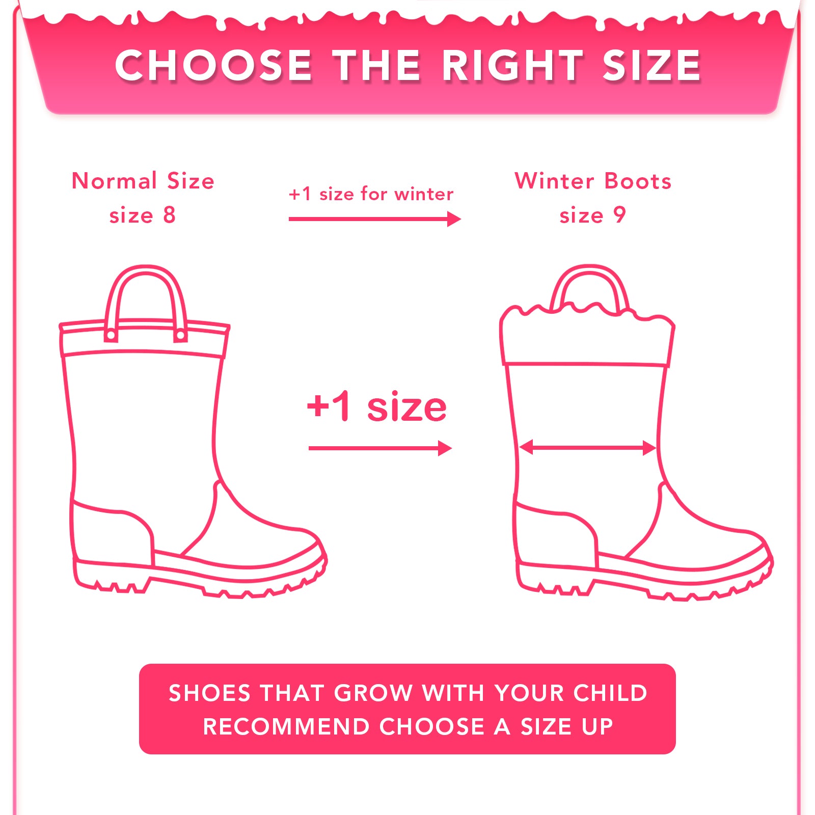 Rainbow Winter Boots