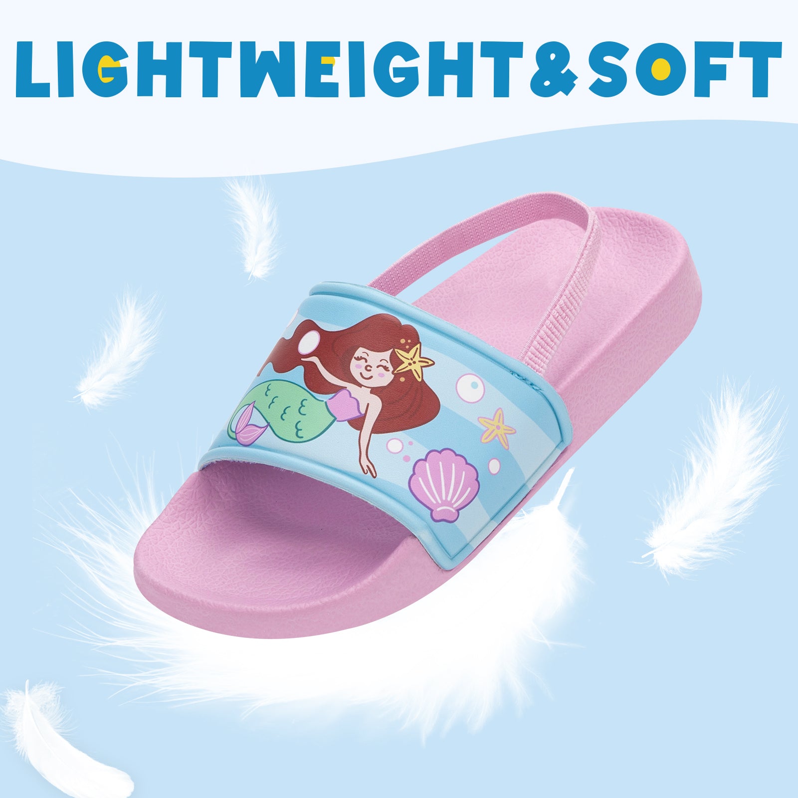 Toddler Mermaid Slide Sandals