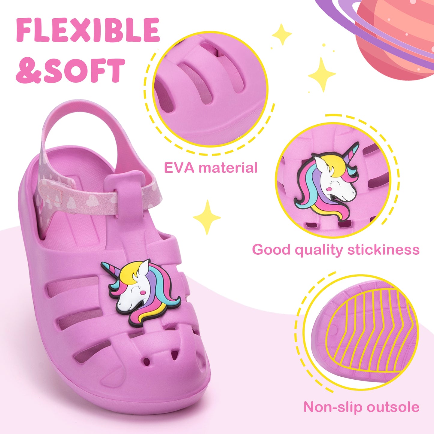 roman sandals-pink