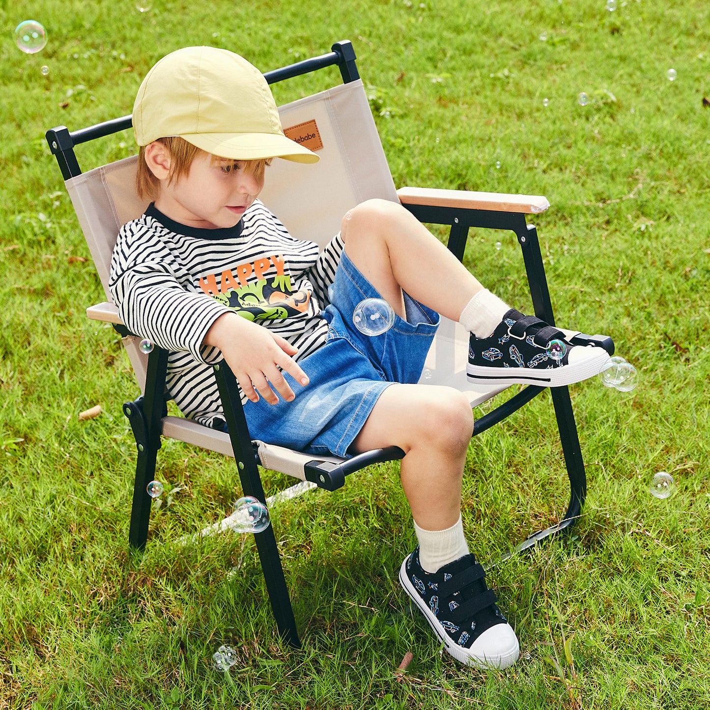 line car dual straps sneakers