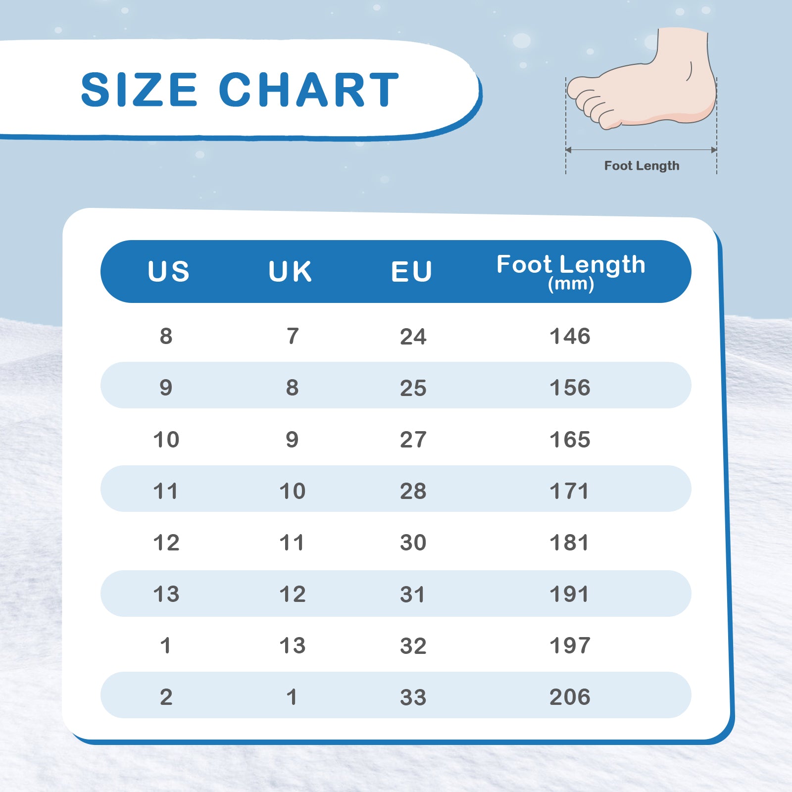 Toddler Girls Flower Winter Snow Boots - FUNCOO