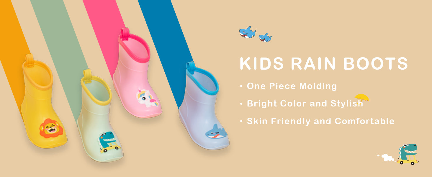 Kids-Toddler Kids Rain Boots