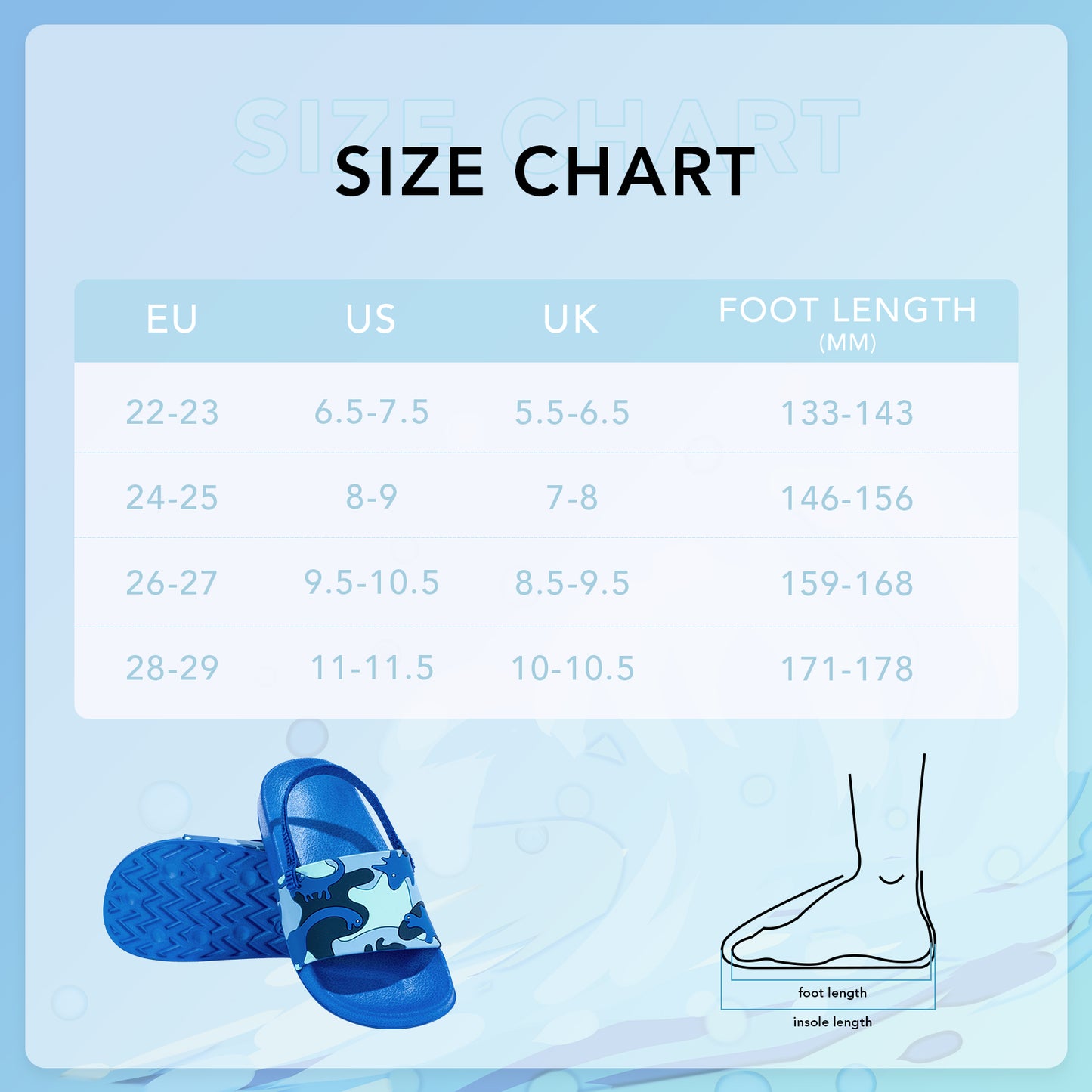 toddler blue dinosaur slide sandals