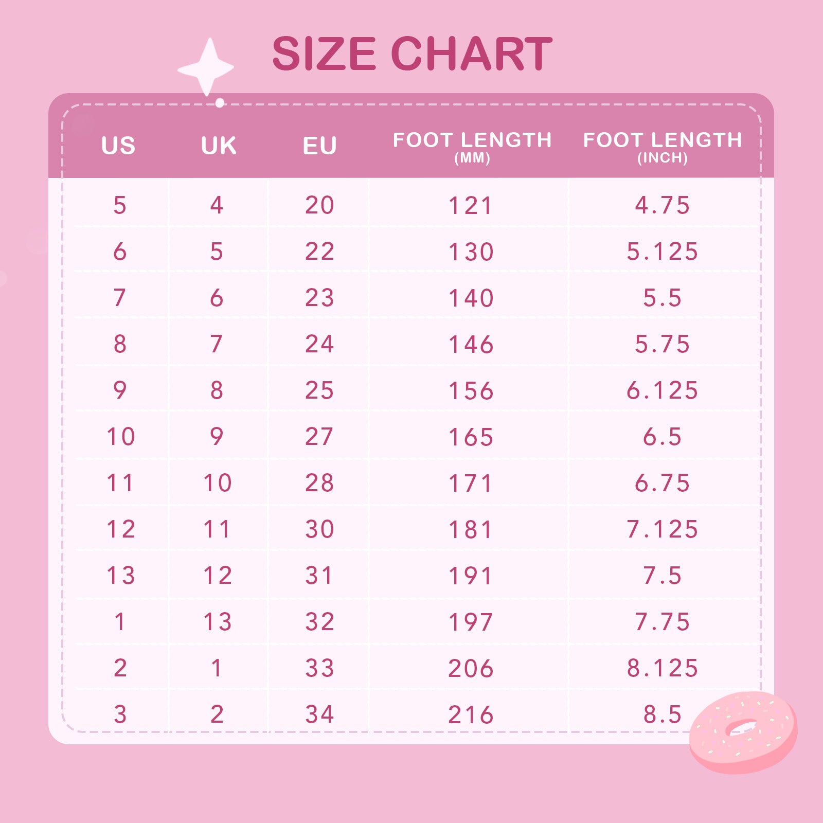 Light Up Pink Donut Dual Straps Sneakers