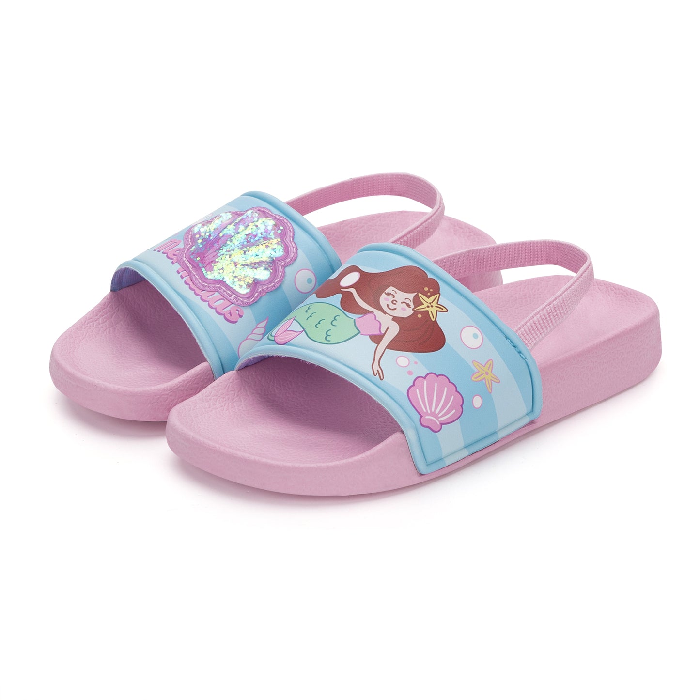 toddler mermaid slide sandals