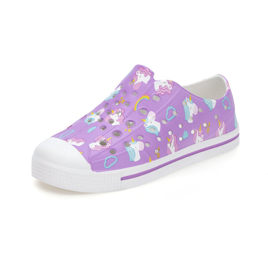 Toddler Water Shoes Summer Lightweight Sandals Purple Unicorn