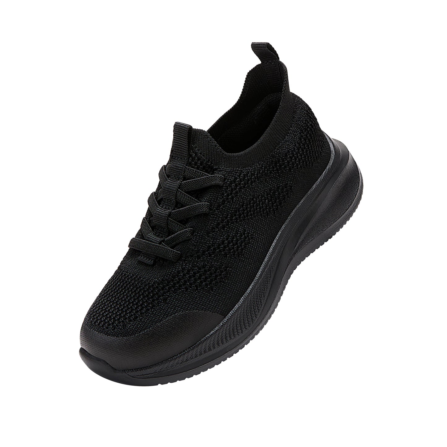 boys girls shoes unisex kids slip on school sneakers black