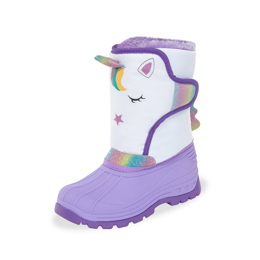 Toddler Girls Winter Snow Boots - FUNCOO