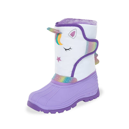 Toddler Girls Winter Snow Boots - FUNCOO