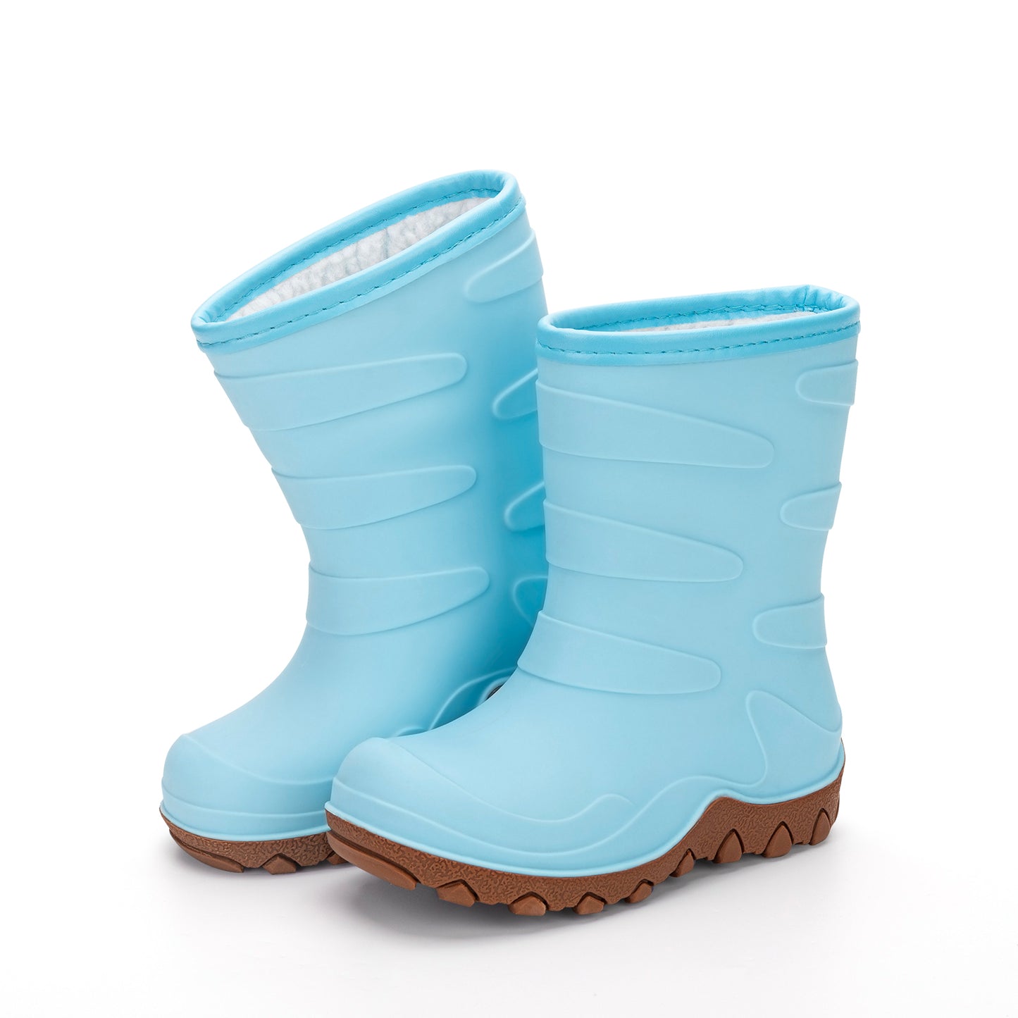 toddler kids light blue winter rain boots
