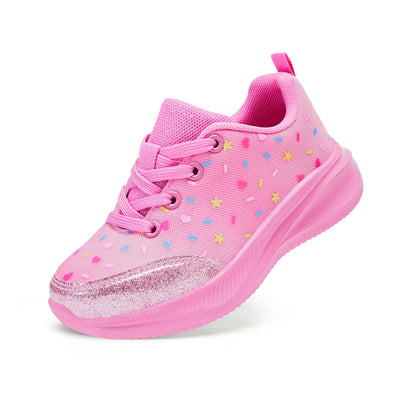 Girls Sneakers Kids Lightweight Running Shoes Dessert-inspired gradient foundation look