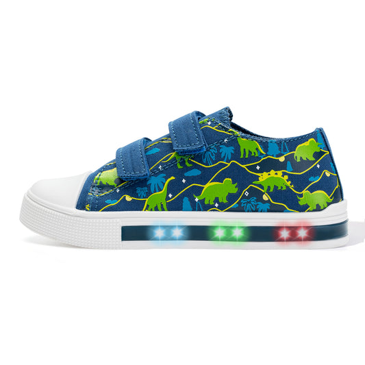 Light Up Sneakers Shoes with Hook and Loops