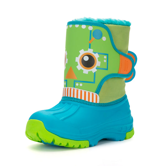 Toddler Boy Robot Winter Snow Boots - FUNCOO