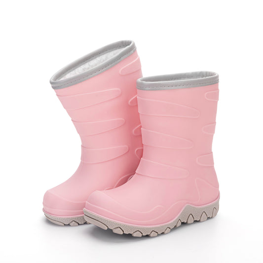 Toddler Kids Pink Winter Rain Boots