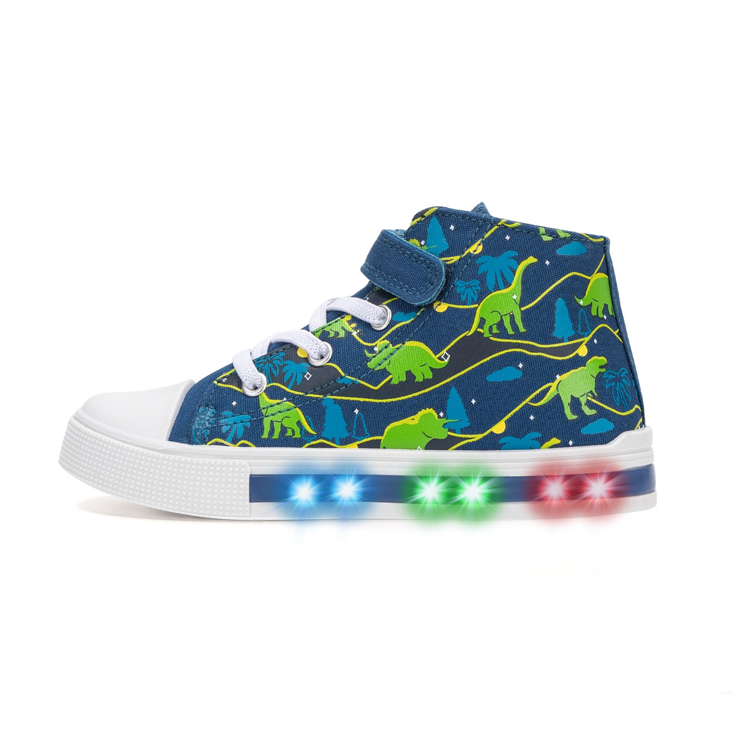 light up kids high top fashion sneakes - funcoo