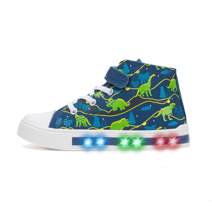 Light Up Kids High Top Fashion Sneakes - FUNCOO