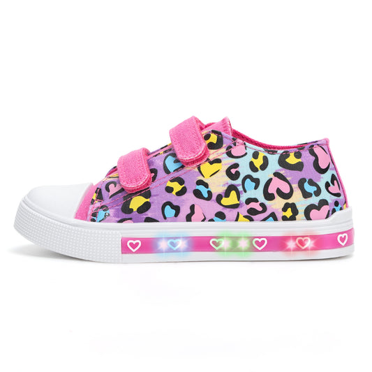 Toddler Light Up Dual Straps Kids Sneakers