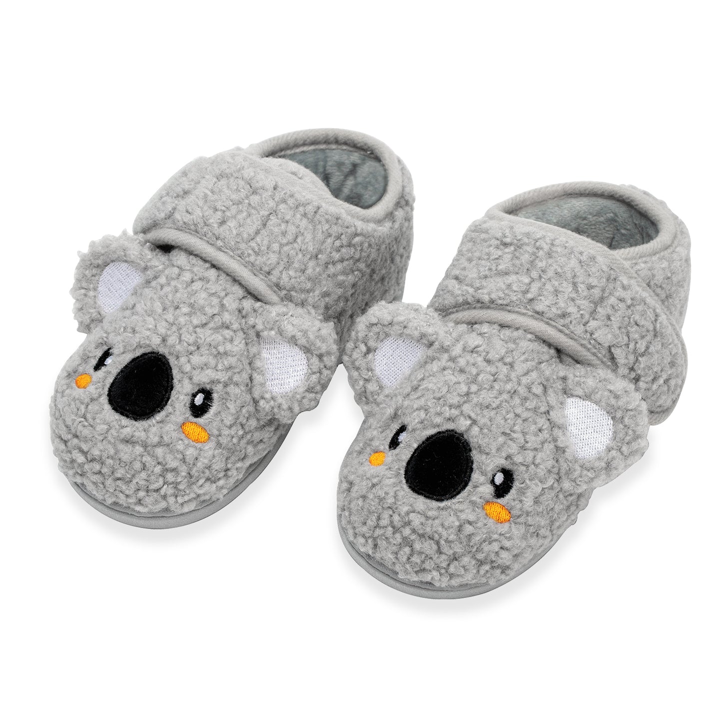 Grey Koala House Slippers Kids Warm Indoor/Outdoor Slippers