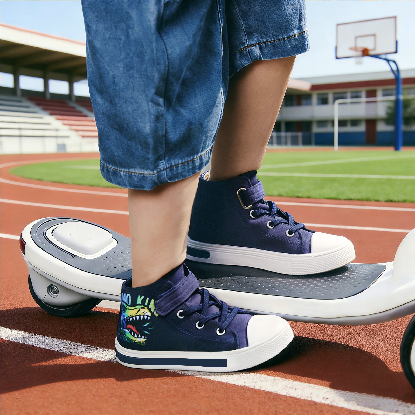 Light Up Kids High Top Fashion Sneakes (Copy) - FUNCOO