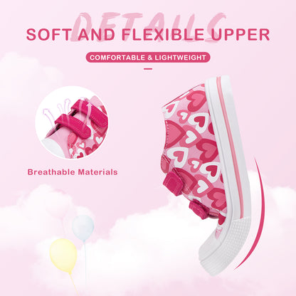 EUXTERPA Dual Straps Boys Girls Sneakers