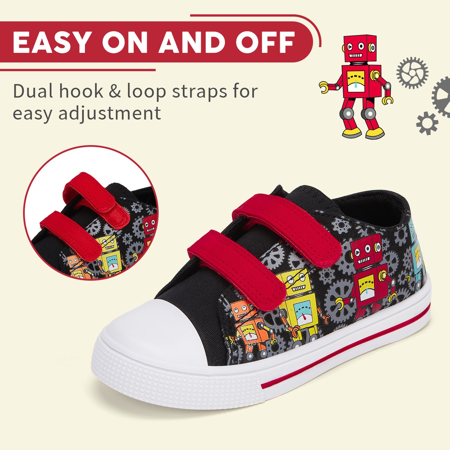 dual straps kids toddler walking shoes - funcoo