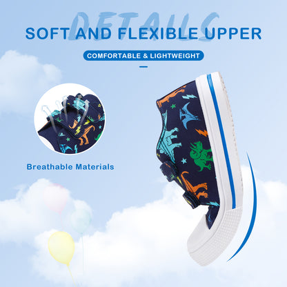 Dual Straps Kids Toddler Walking Shoes - FUNCOO